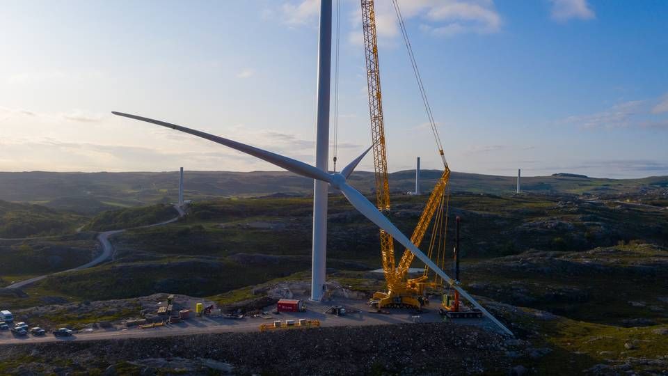 Sødre Bjerkreim er en af de parker, der har behov for udenlandsk arbejdskraft - og som i forvejen er svært forsinket. | Foto: Norsk Vind