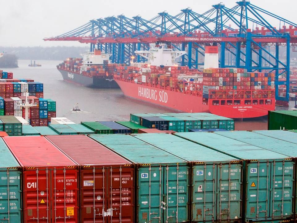 Maesk-rederiet Hamburg Süd var ifølge Seaintelligence bedst af de 15 største rederier til at ankomme til tiden i februar. | Foto: Dpa/AP/Ritzau Scanpix
