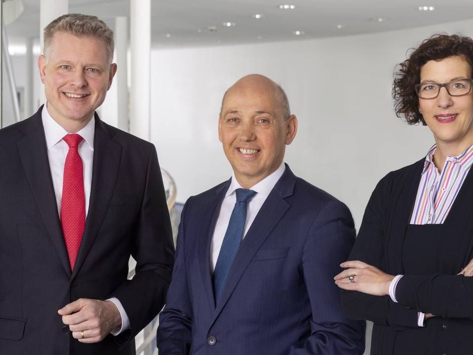 Das Führungsteam der WI Bank: Von links: Michael Reckhard, Gottfried Milde und Claudia Hillenherms. | Foto: Wirtschafts- und Infrastrukturbank Hessen
