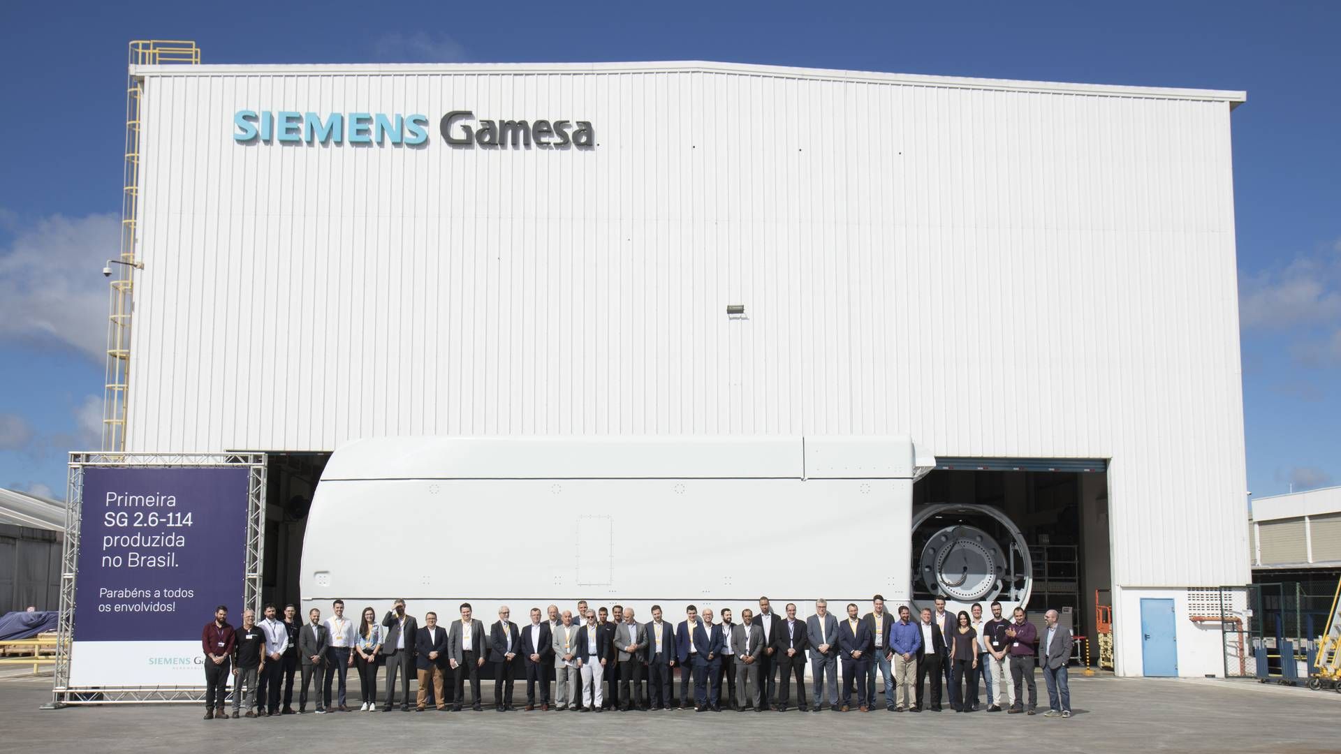 Siemens Gamesas fabrik i Camaçari omstilles til at bygge naceller til 5MW-platformen. | Foto: Siemens Gamesa