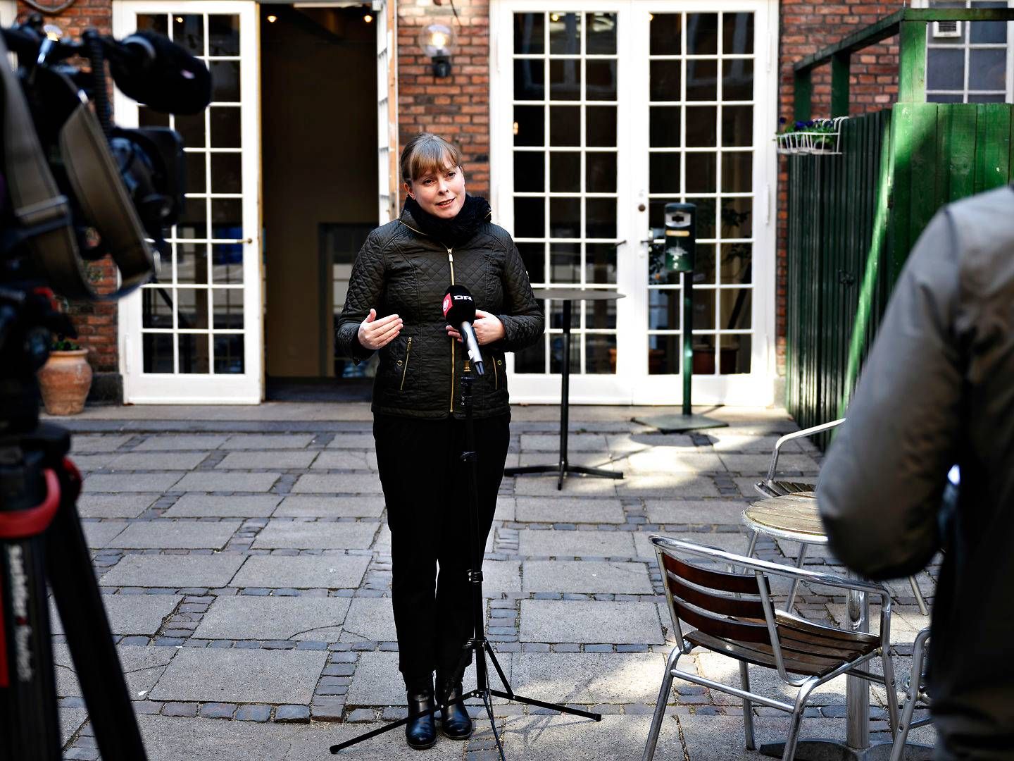 Efter forhandlinger med medieordførere for Folketingets partier kunne kulturminister Joy Mogensen (S) onsdag præsentere en hjælpepakke til mediehuse. Et bredt flertal i Folketinget står bag aftalen. | Foto: Philip Davali/Ritzau Scanpix
