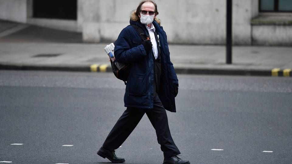 Man wears mask during corona pandemic. | Photo: Dylan Martinez/Reuters/Ritzau Scanpix