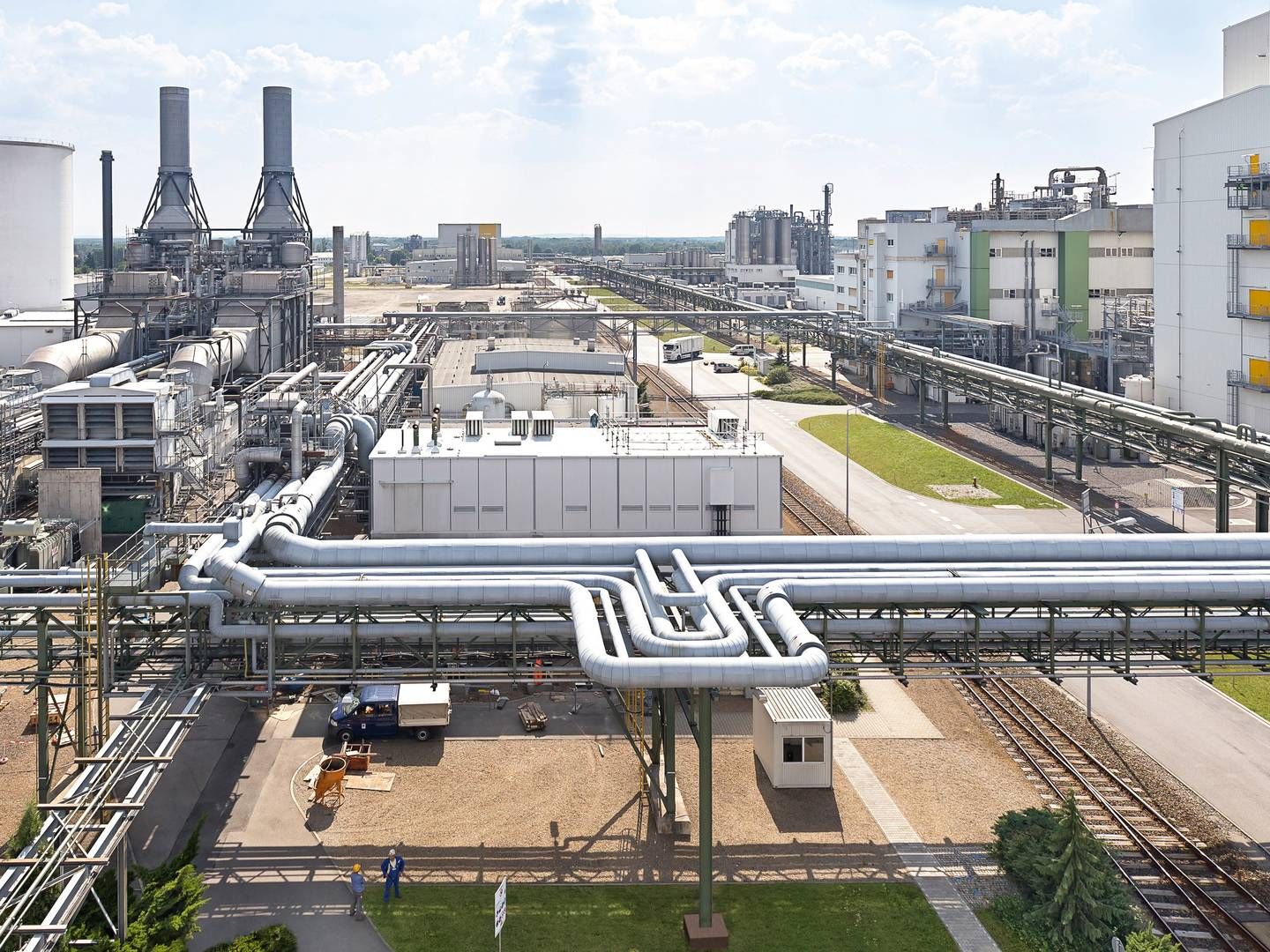 Anlægget i Schwarzheide, hvor der skal bygges en katodefabrik frem mod 2022. | Foto: PR / BASF/www.basf-schwarzheide.de