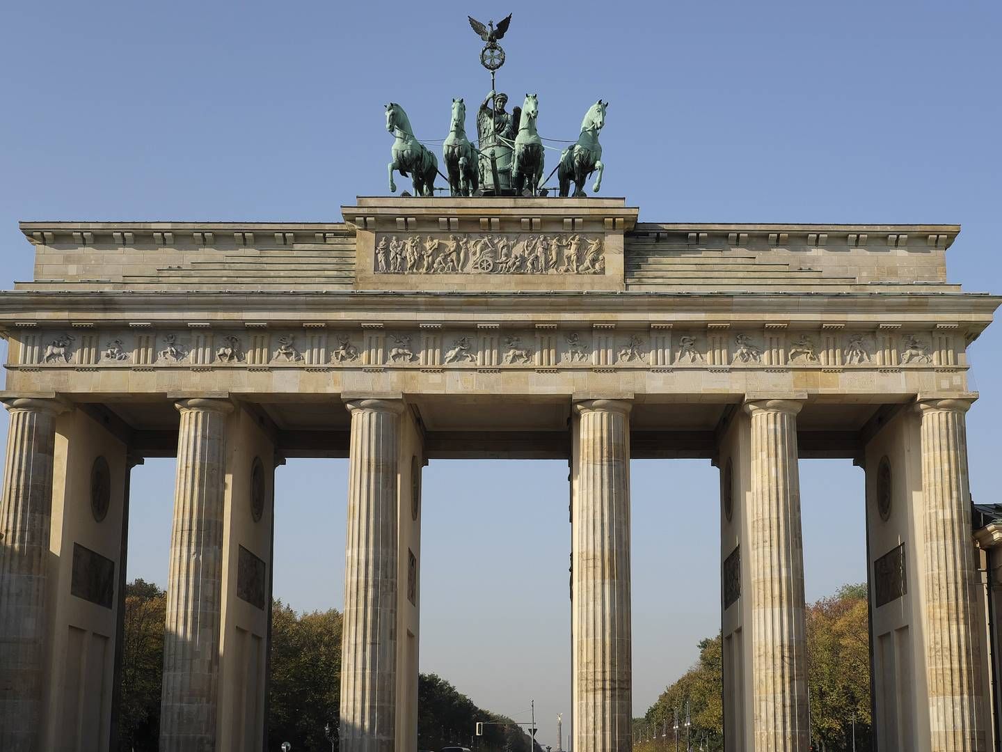 Egnsinvest Tyskland investerer i ejendomme i Berlin. Her ses vartegnet Brandenburger Tor. | Foto: Jens Dresling / Politiken / Ritzau Scanpix