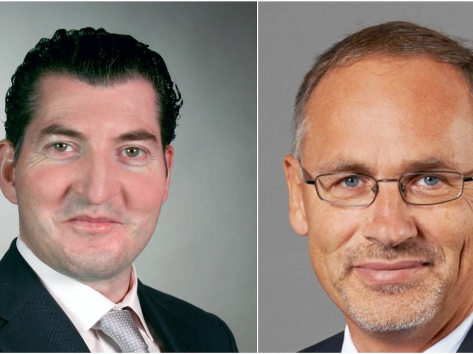 Owen Murfin, nstitutional fixed income portfolio manager, and Per Künow, managing director for Nordic institutional sales, from MFS Investments. | Photo: PR / MFS Investments