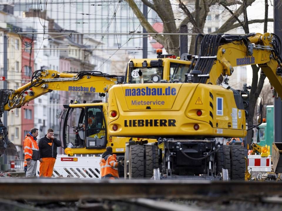 Gleisarbeiten an der KVB-Haltestelle Eifelstraße. Köln, 15.03.2020 | Foto: picture alliance/Geisler-Fotopress/Christoph Hardt