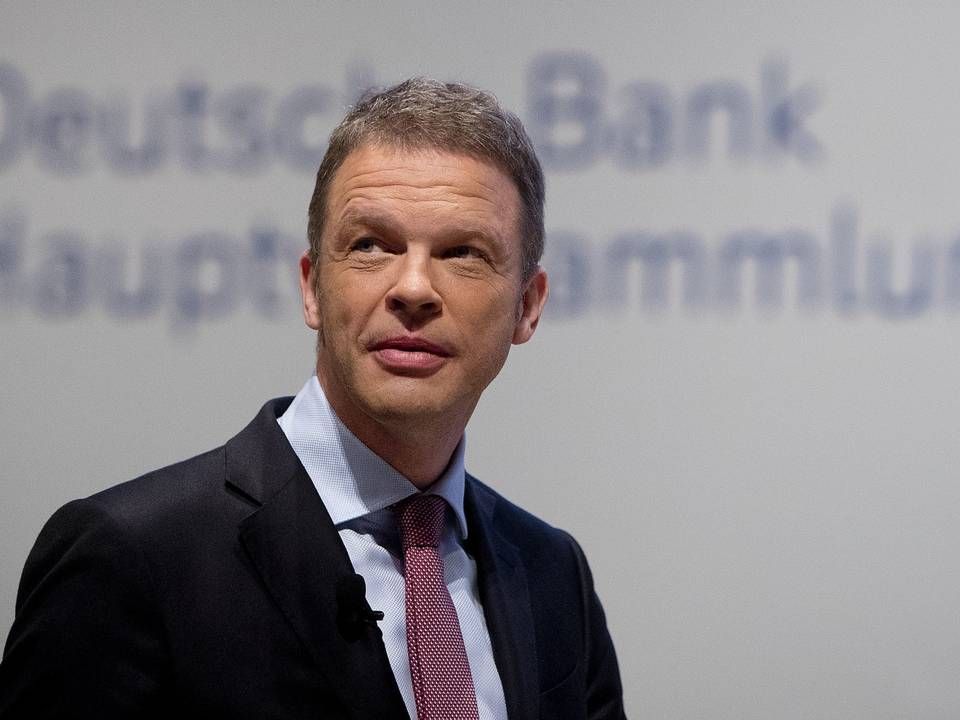 Deutsche Bank-Chef Christian Sewing bei der Hauptversammlung. | Foto: Picture-Alliance/ Michael Probst