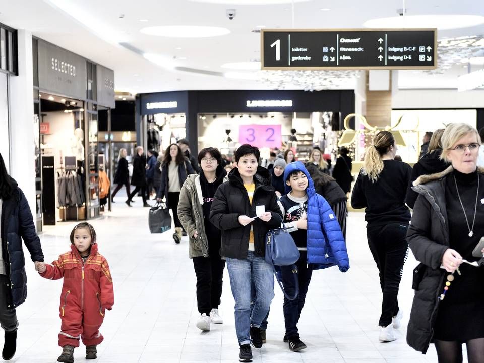 Landets indkøbscentre må fortsat i coronakrisen holde størsteparten af butikkerne lukkede. | Foto: Tariq Mikke Khan / Ekstra Bladet / Ritzau Scanpix