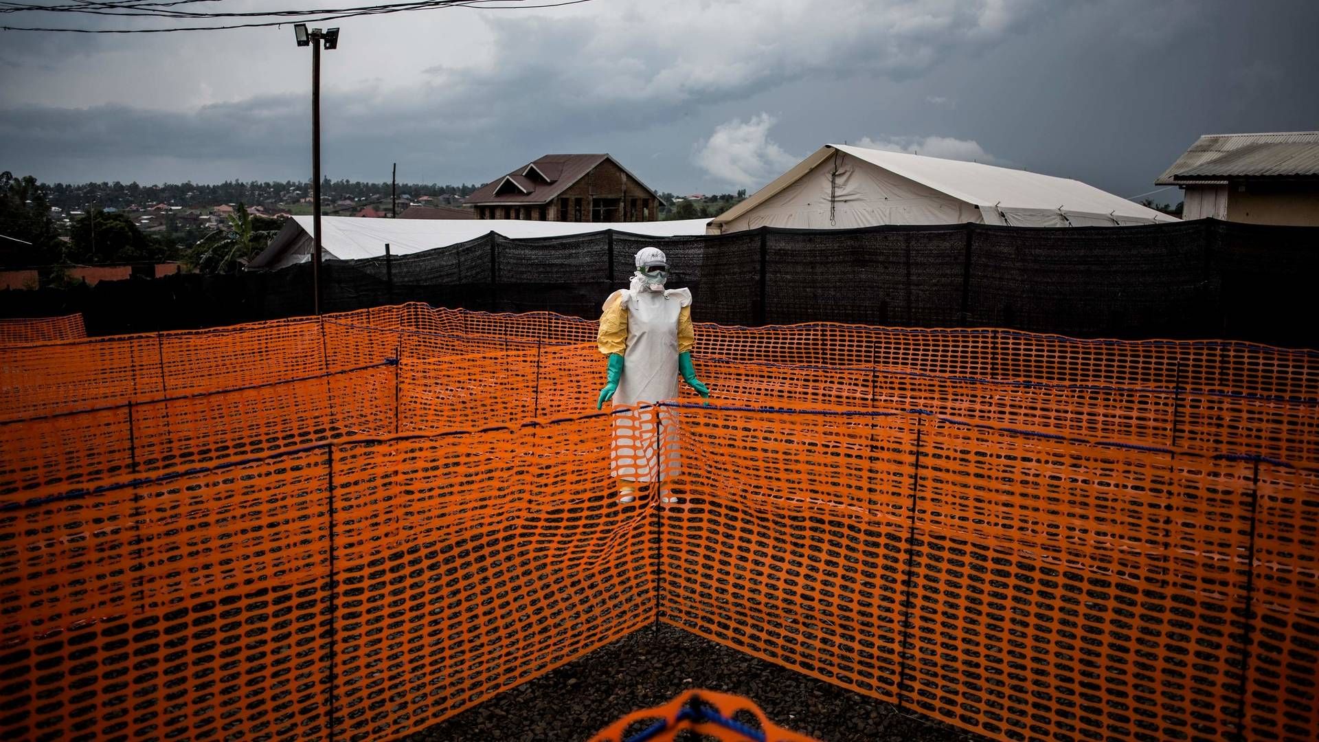 Et nyligt opblusset udbrud af ebola i Kongo giver øget håb for en hurtig godkendelse af en mere effektiv behandling mod sygdommen, som Regeneron kan have på vej. | Foto: JOHN WESSELS/AFP / AFP