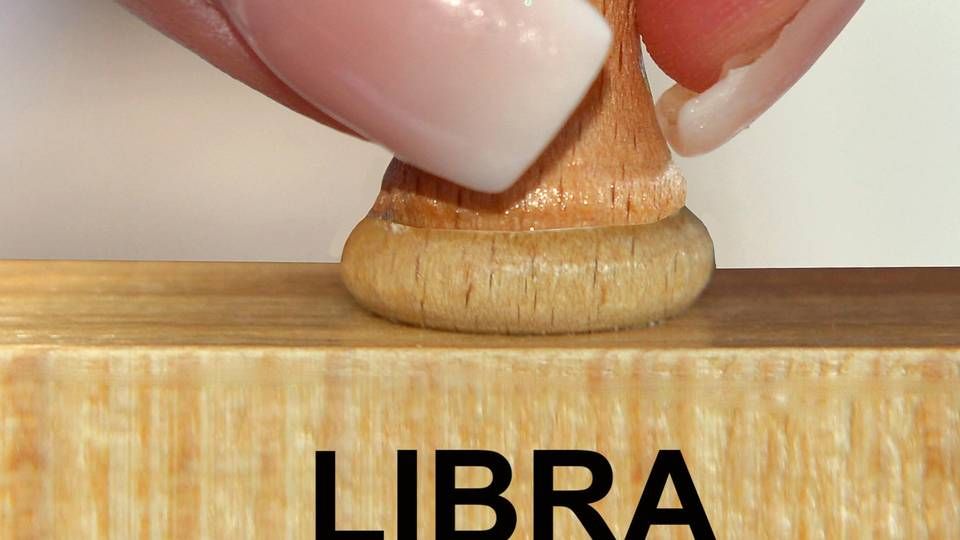 Stempel mit Libra-Aufschrift | Foto: picture alliance/Bildagentur-online