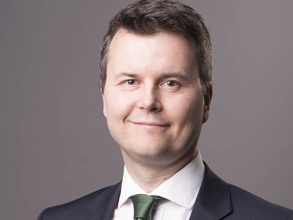Samu Slotte, chef for bæredygtig finansiering i Danske Bank, vil skabe åbenhed om både det grønne og det miljøskadelige i bankens lånebog. | Foto: Danske Bank presse