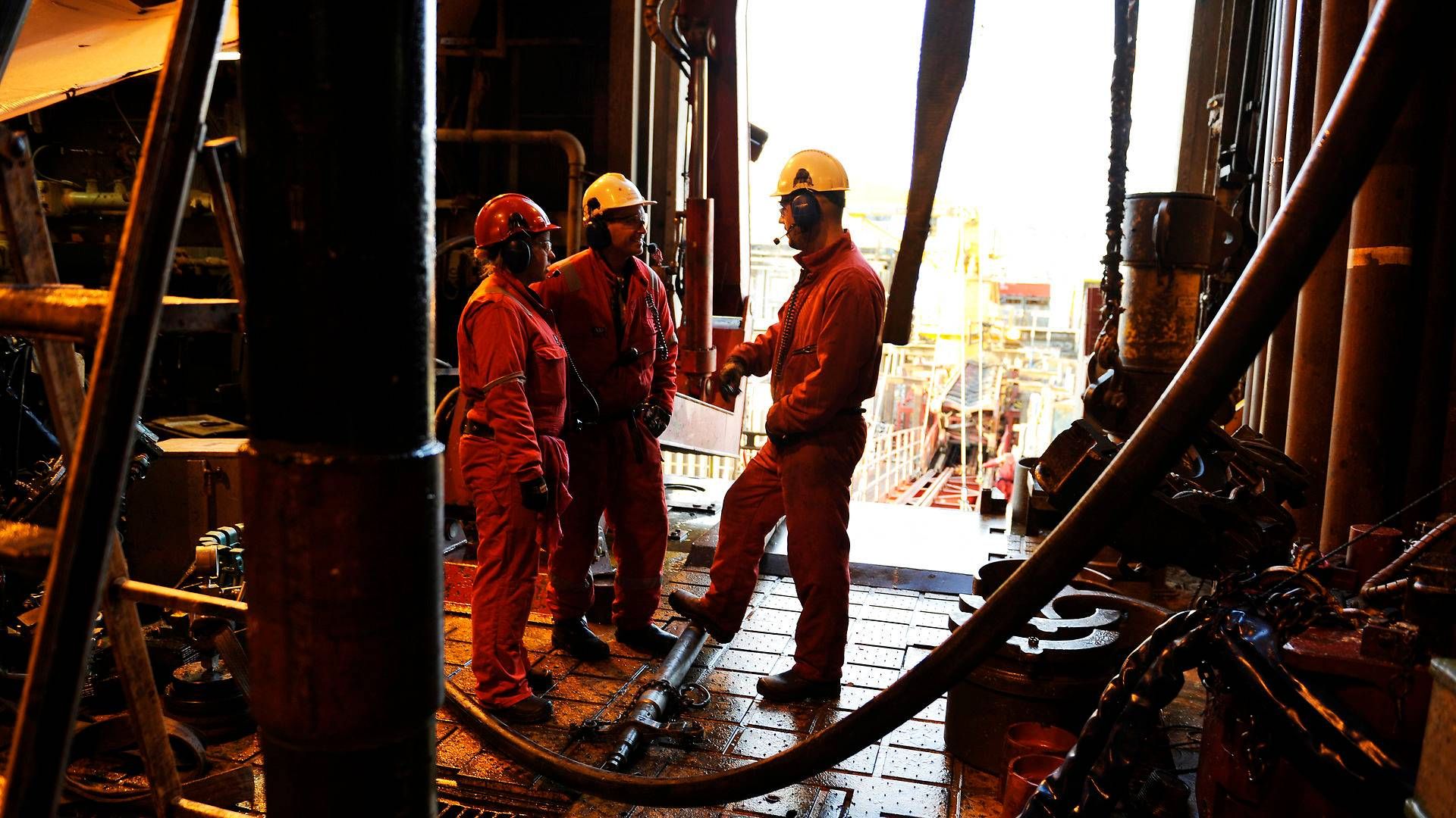 Den norske olieindustri skærer ned på investeringerne under den verserende priskrise. Det mærker de hos den nordjyske virksomhed Serman & Tipsmark, der leverer hydraulik- og automatiseringsløsninger hertil. Billedet er fra Oseberg-feltet i Norge. | Foto: Ntb Scanpix/Reuters/Ritzau Scanpix