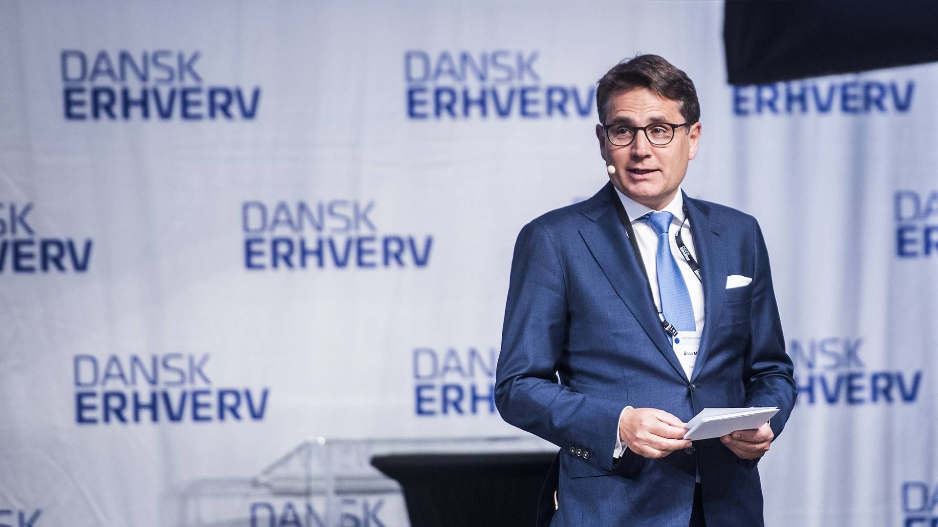 Brian Mikkelsen, direktør for Dansk Erhverv, foreslår sammen med Dansk Industri at øge virksomheders fradrag for forskning og udvikling. | Foto: Jonas Olufson