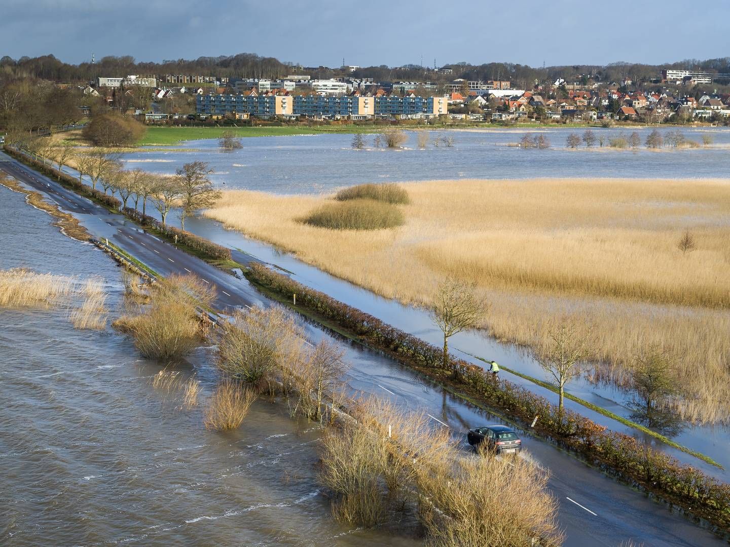 Engsøer uden for byen holder midtbyen tør og fri for store oversvømmelser. | Foto: Aarhus Vand/PR