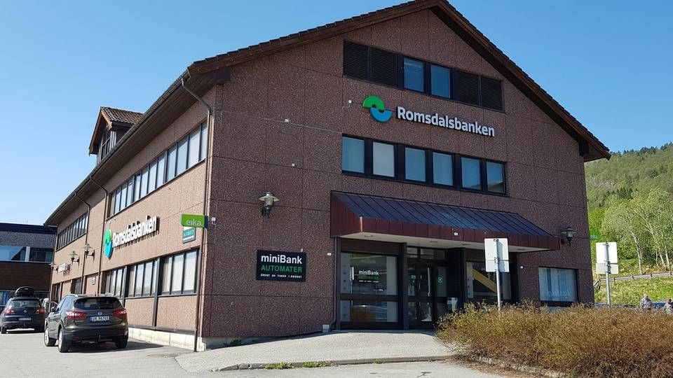 Romsdalsbankens filial i Elnesvågen. | Foto: Romsdal Sparebank