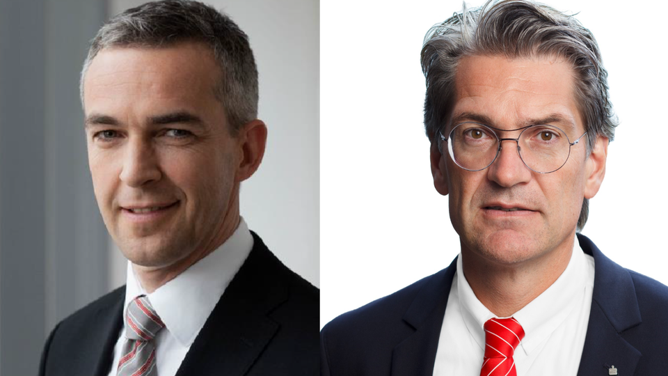 Guido Braun und Ingo Wiedemeier (rechts) | Foto: Quelle: Sparkasse Hanau