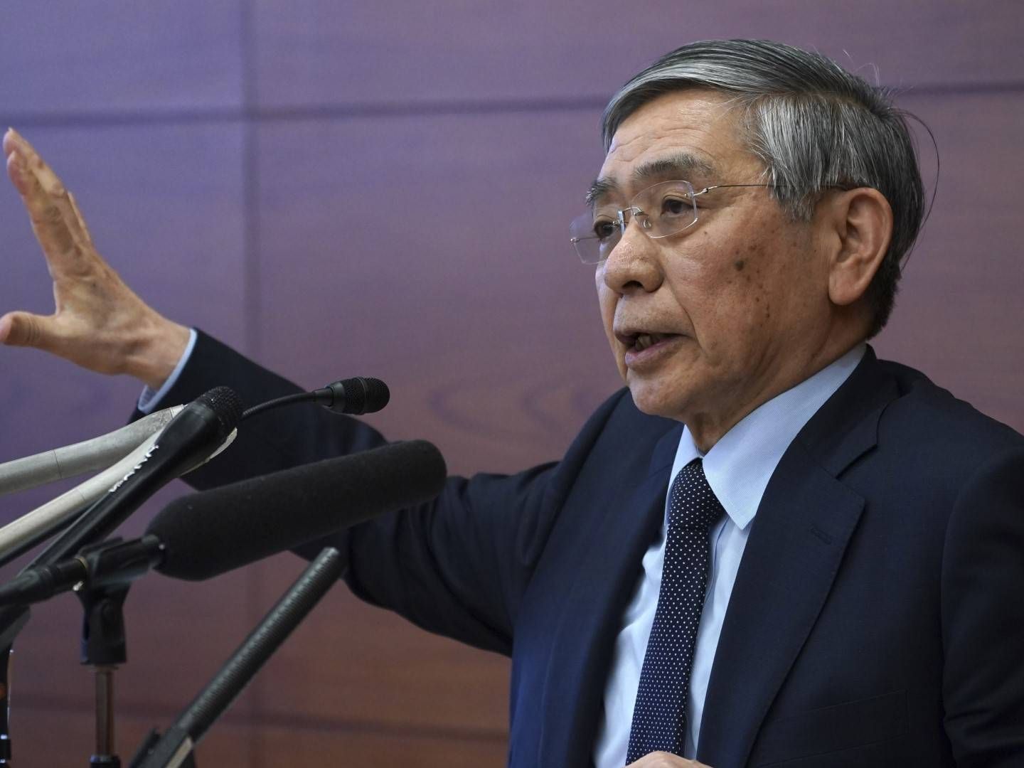 Haruhiko Kuroda, Chef der japanischen Notenbank | Foto: picture alliance / AP Photo