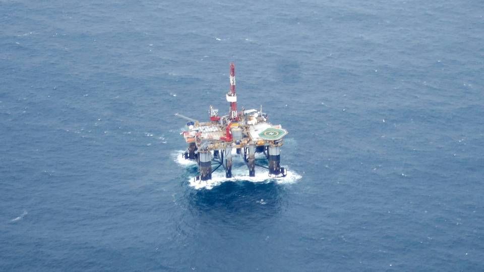 Photo shows Diamond Offshore's drilling rig Ocean Guardian in February 2010. | Photo: Reuters/Ritzau Scanpix