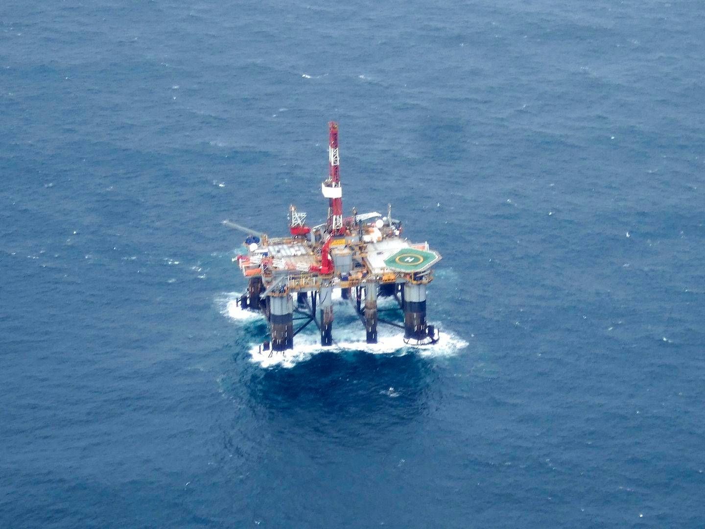 Photo shows Diamond Offshore's drilling rig Ocean Guardian in February 2010. | Photo: Reuters/Ritzau Scanpix