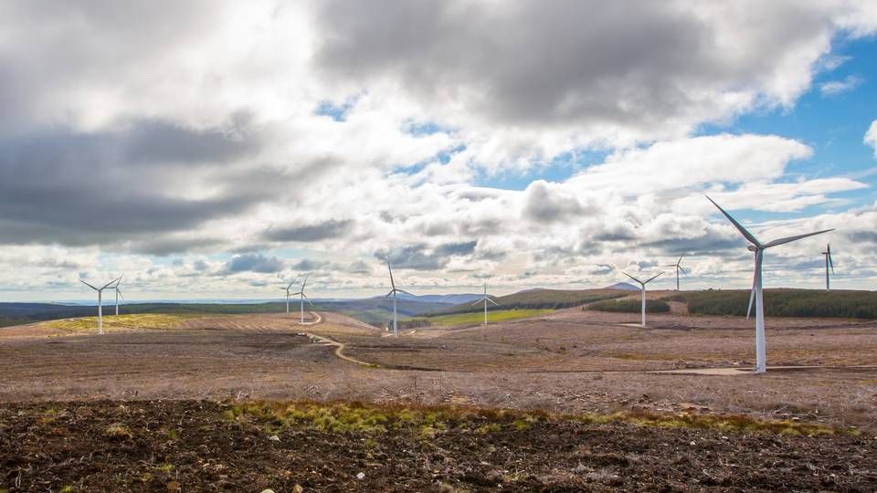 Vattenfall already has a significant presence in Scotland. The photo shows wind farm Clashindarroch. | Photo: Vattenfall