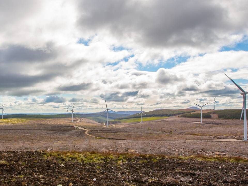 Vattenfall already has a significant presence in Scotland. The photo shows wind farm Clashindarroch. | Photo: Vattenfall