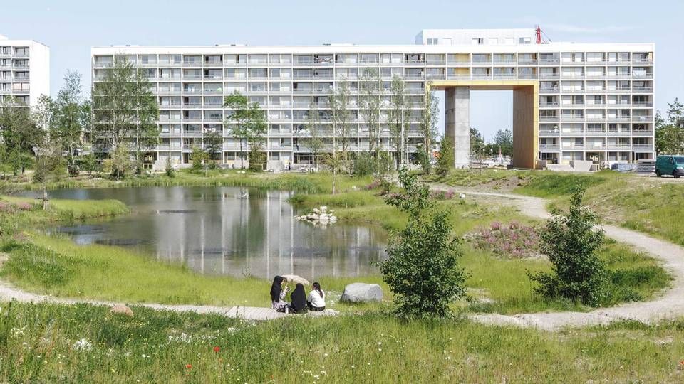 Arkitektvirksomheden SLA står bl.a. bag den nye bypark i Gellerup ved Aarhus. Ifølge direktør Mette Skjold har hovedgrebet her været naturbaseret design – en tilgang, som ifølge hende kan brede sig efter coronakrisen. | Foto: PR / Rasmus Hjortshøj / SLA