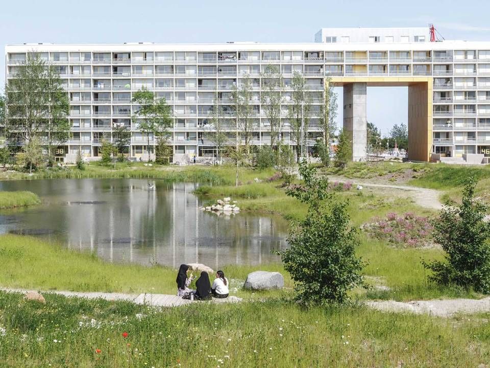 Arkitektvirksomheden SLA står bl.a. bag den nye bypark i Gellerup ved Aarhus. Ifølge direktør Mette Skjold har hovedgrebet her været naturbaseret design – en tilgang, som ifølge hende kan brede sig efter coronakrisen. | Foto: PR / Rasmus Hjortshøj / SLA
