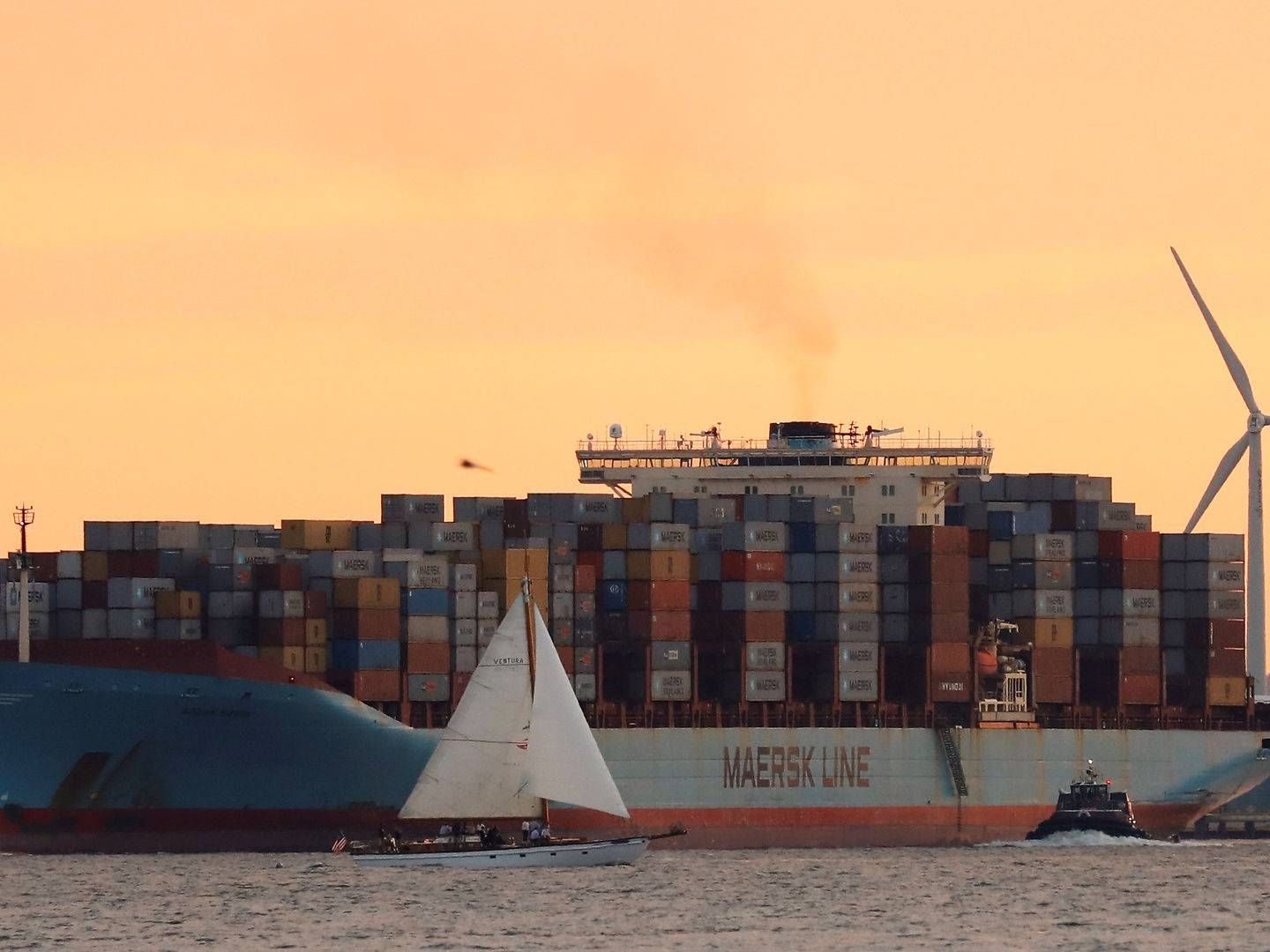 Tre af Maersks ruter til USA vil fremover bruge selskabets egen terminal i havnen i New Jersey. | Foto: Brendan Mcdermid/Reuters/Ritzau Scanpix