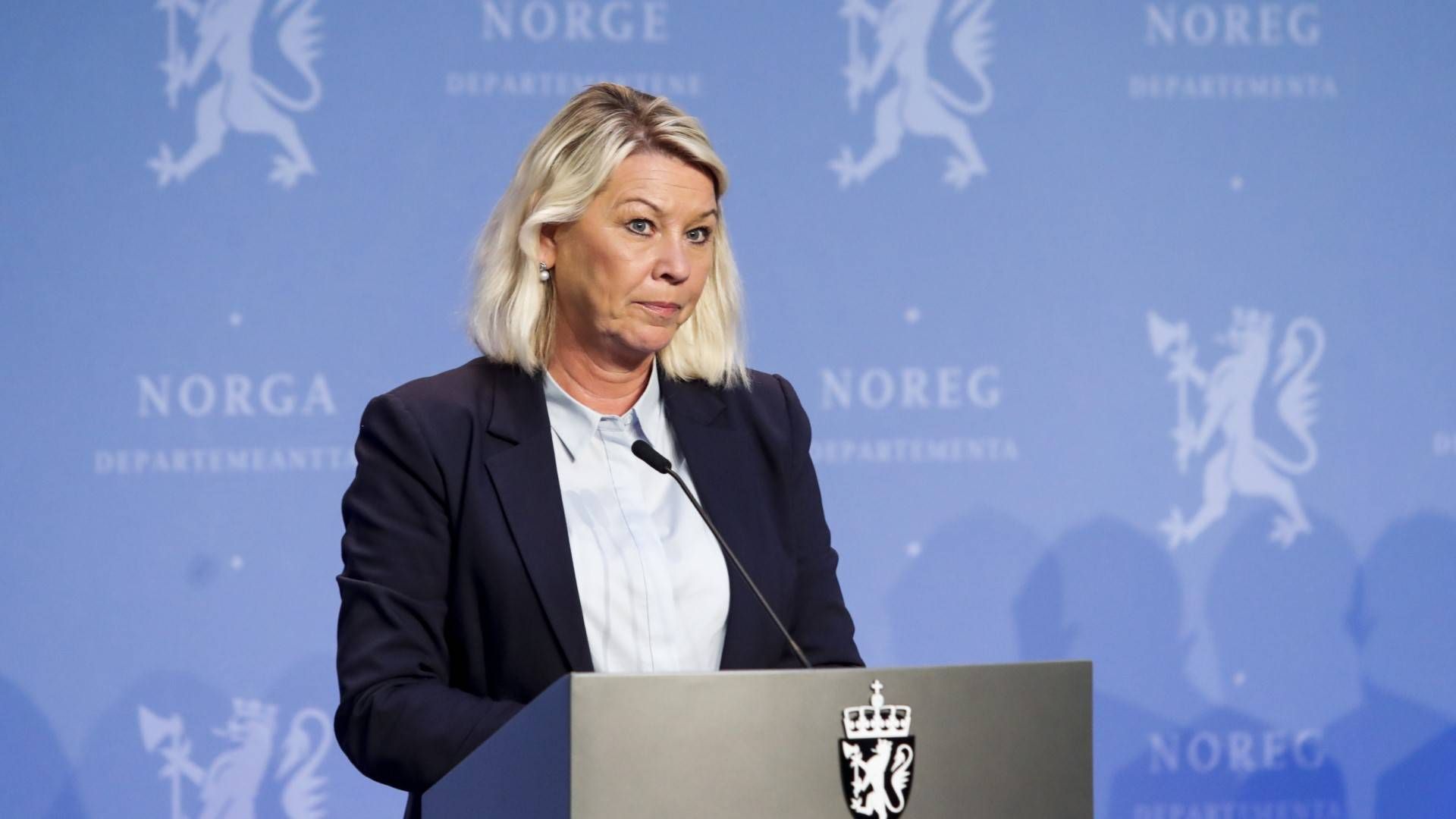 Justis- og beredskapsminister Monica Mæland (H). | Foto: Terje Bendiksby / NTB scanpix