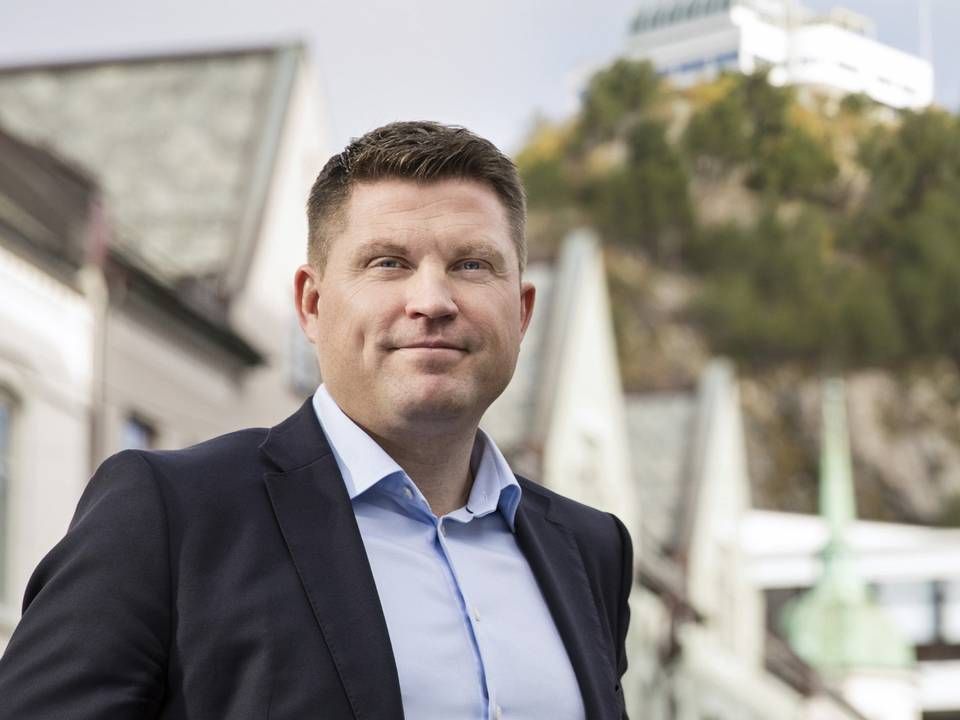 Administrerende direktør Trond Lars Nydal i Sparebanken Møre er fornøyd med andre kvartal.