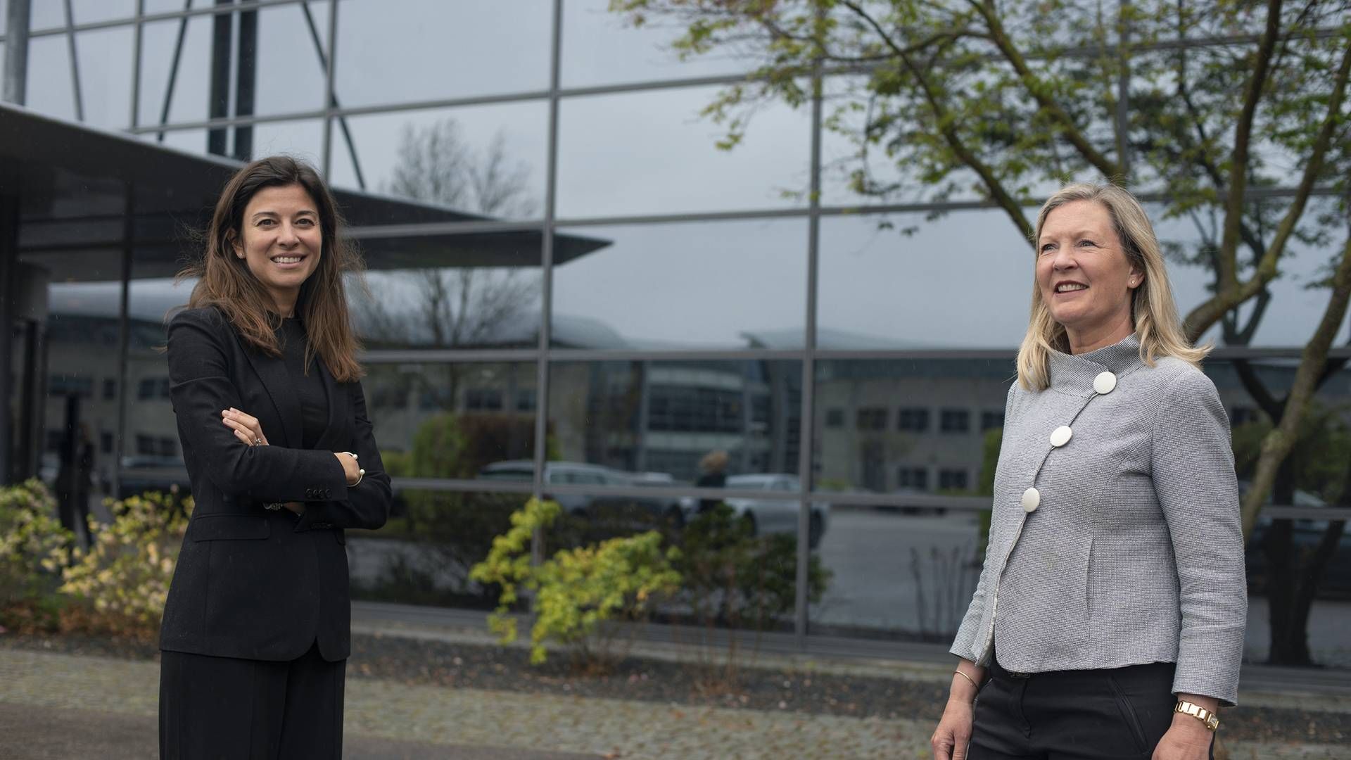 Nana Bule, adm. direktør for Microsoft Danmark, og Ateas danske landechef Kathrine Forsberg. | Foto: Jens Berthelsen