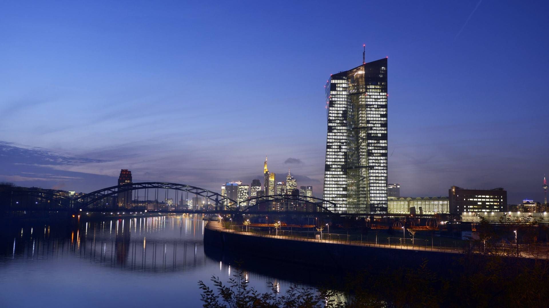 Das Gebäude der EZB in Frankfurt am Main | Foto: picture alliance/VisualEyze