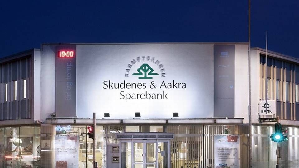 Skudenes og Aakra Sparebank. | Foto: Skudenes & Aakra Sparebank