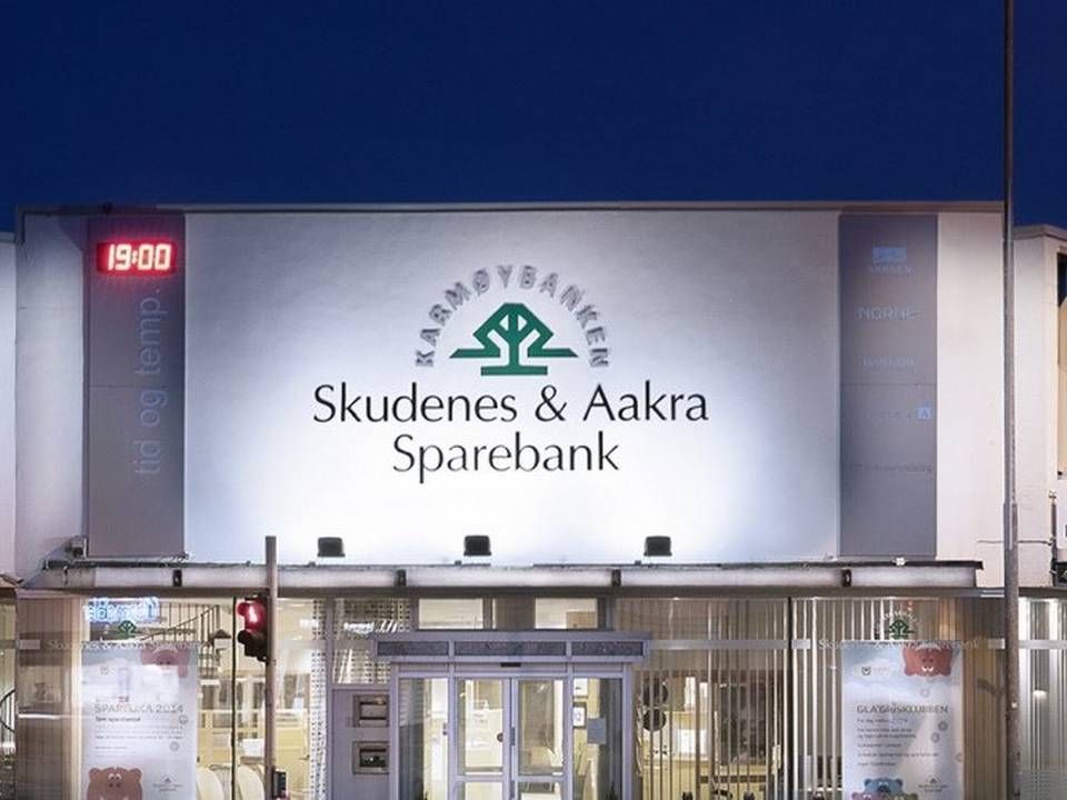 – Covid-19 har ikke medført særskilte tap i bankens regnskap, skriver Skudenes og Aakra Sparebank i rapporten for årets tredje kvartal. | Foto: Skudenes & Aakra Sparebank