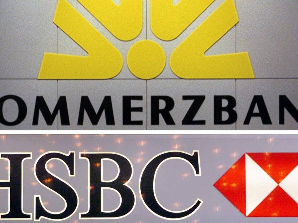 Logos der Commerzbank und HSBC | Foto: (c) dpa - Fotoreport