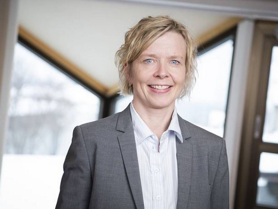 Administrerende direktør Hanne Nordgaard i Helgeland Sparebank.