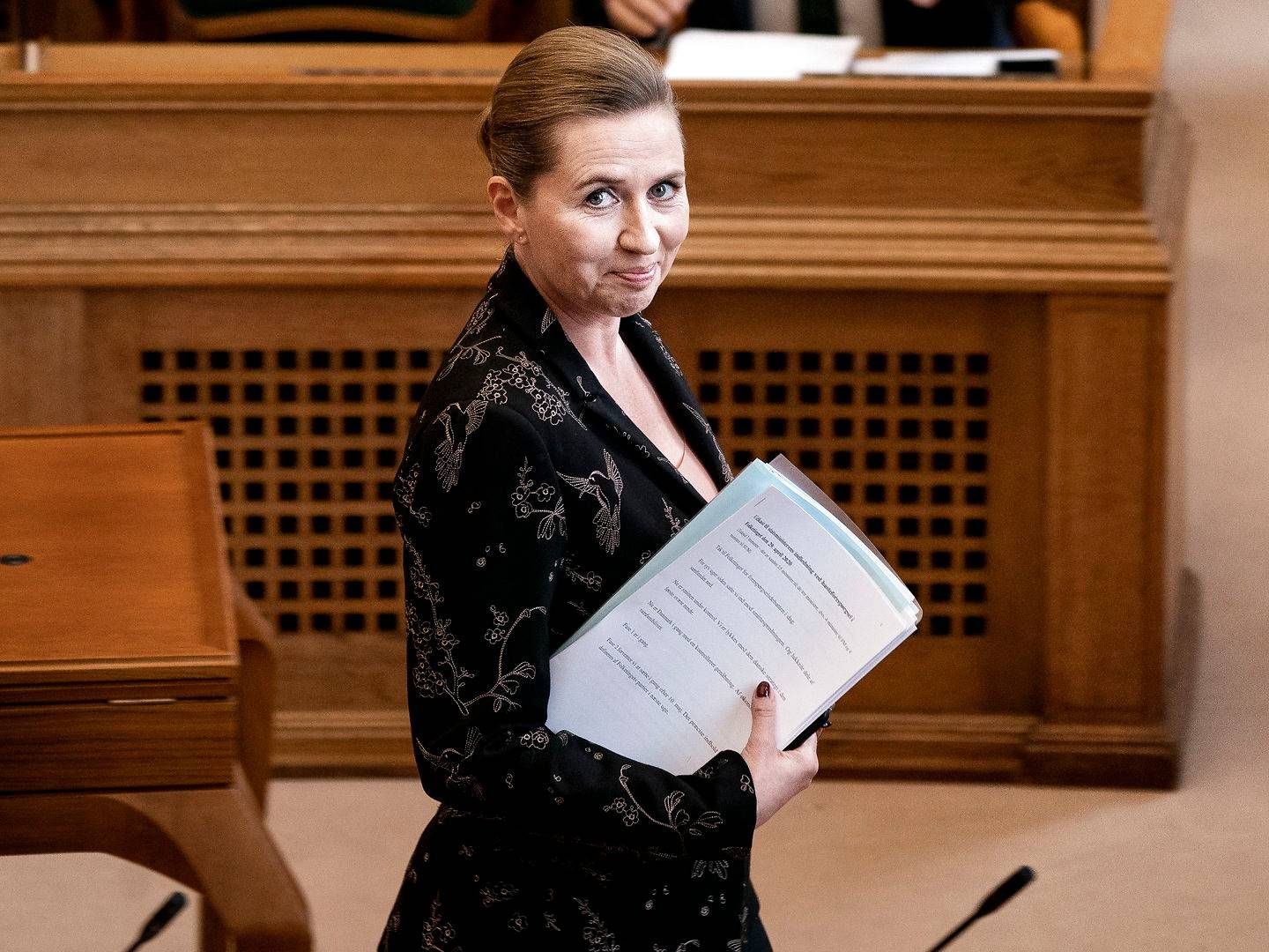 Statsminister Mette Frederiksen (S). | Foto: Liselotte Sabroe/Ritzau Scanpix