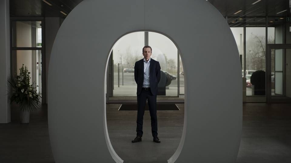 Søren Nielsen, adm. direktør i Demant, ser lyspunkt i nyt forretningsområde i en ellers svær tid for producenter af høreapparater. | Foto: Kenneth Lysbjerg Koustrup/ERH