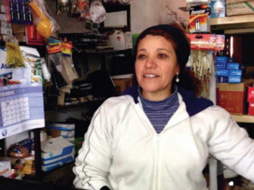 Dominga Colmán got a microloan to expand her hardware stores' inventory. | Photo: PR / SEB