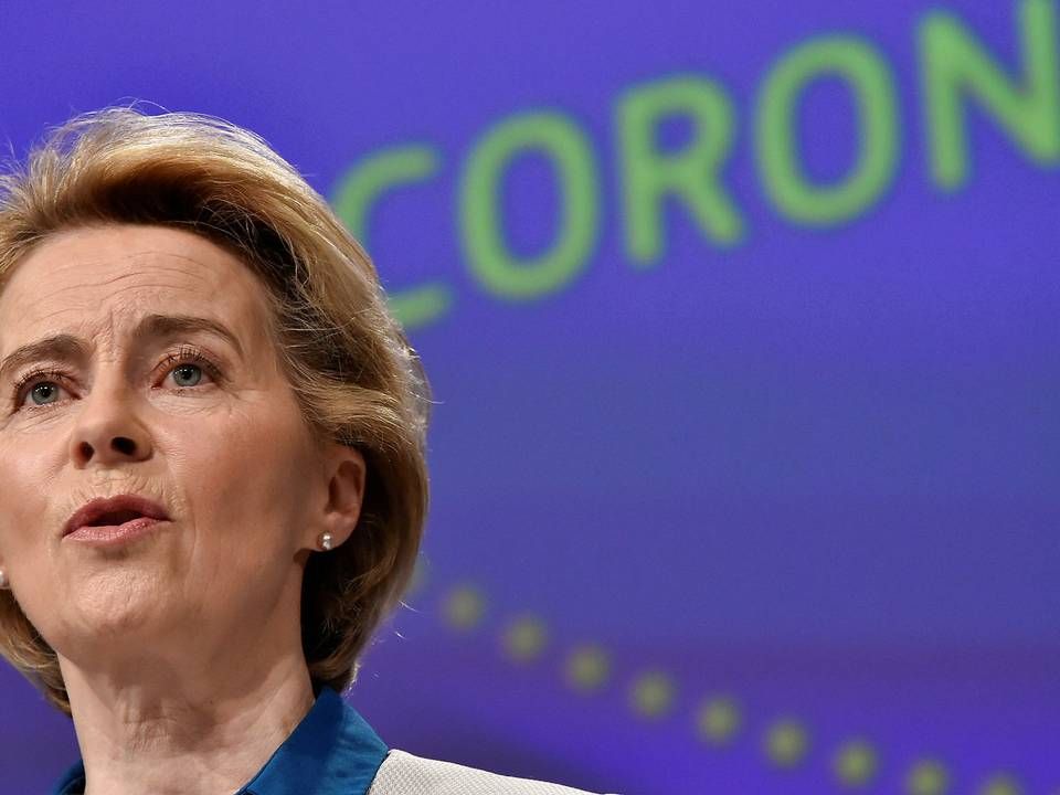 Formand for EU-Kommissionen Ursula von der Leyen vil angiveligt 20. maj løfte sløret for en økonomisk genopretningsplan, hvor renovering af bygninger er et centralt element. | Foto: Pool New/Reuters/Ritzau Scanpix