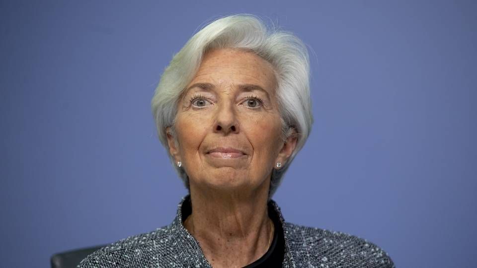 ECB-sjef Christine Lagarde er bedredt å gjøre alt for å forsvare eurosonen. | Foto: Michael Probst/AP/NTB Scanpix