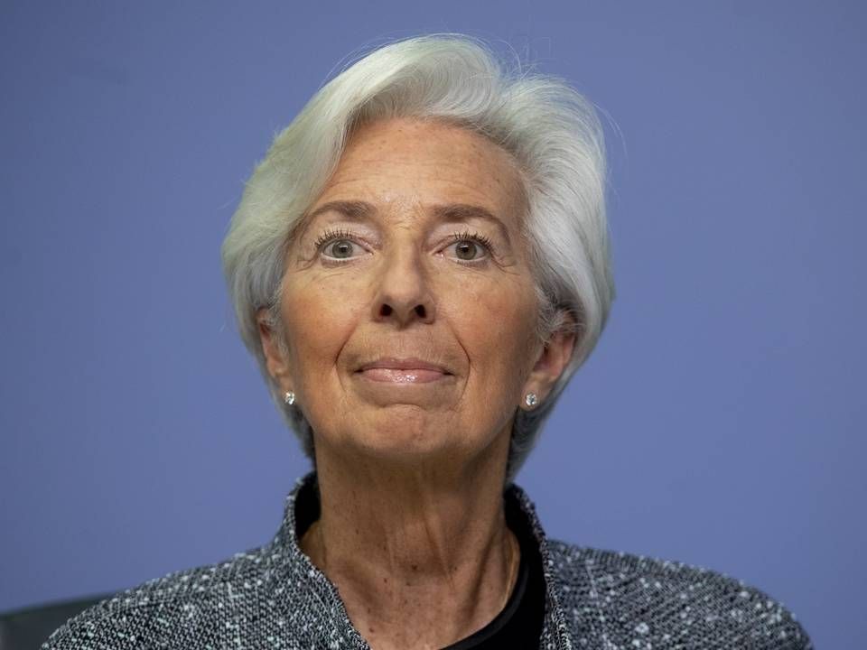 ECB-sjef Christine Lagarde er bedredt å gjøre alt for å forsvare eurosonen. | Foto: Michael Probst/AP/NTB Scanpix