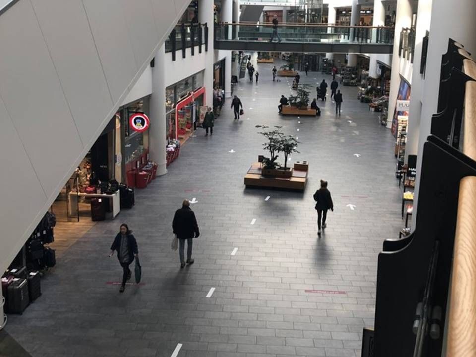 Frederiksberg Centret efter kl. 10, hvor butikkerne havde åbnet for kunder. | Foto: Julie Thomsen / Watch Medier