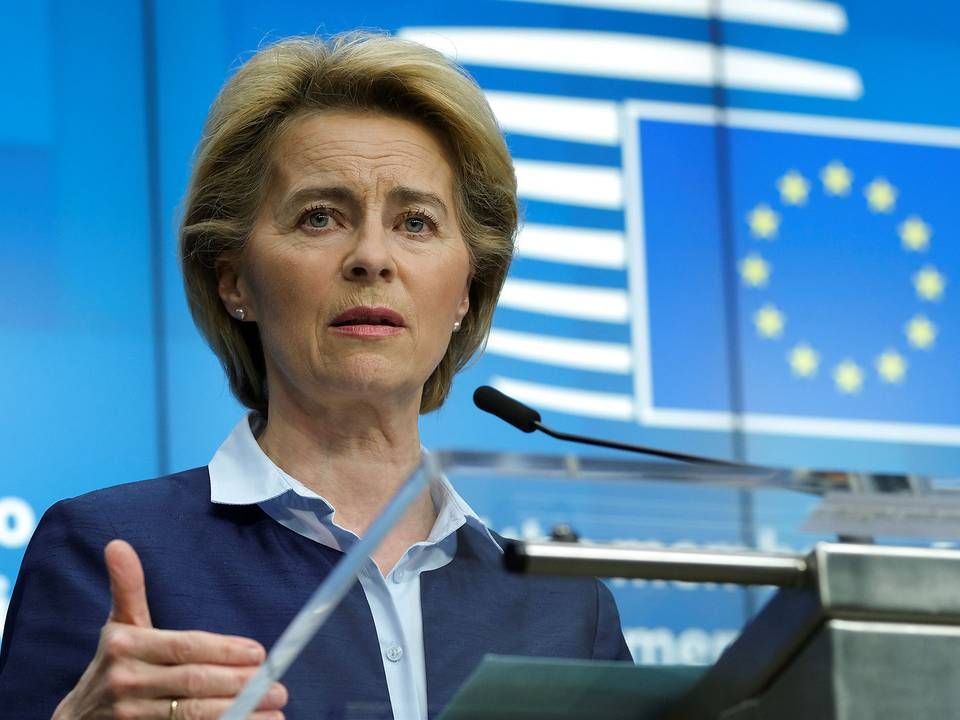 EUs kommissionsformand Ursula von der Leyen | Foto: Pool New/Reuters/Ritzau Scanpix