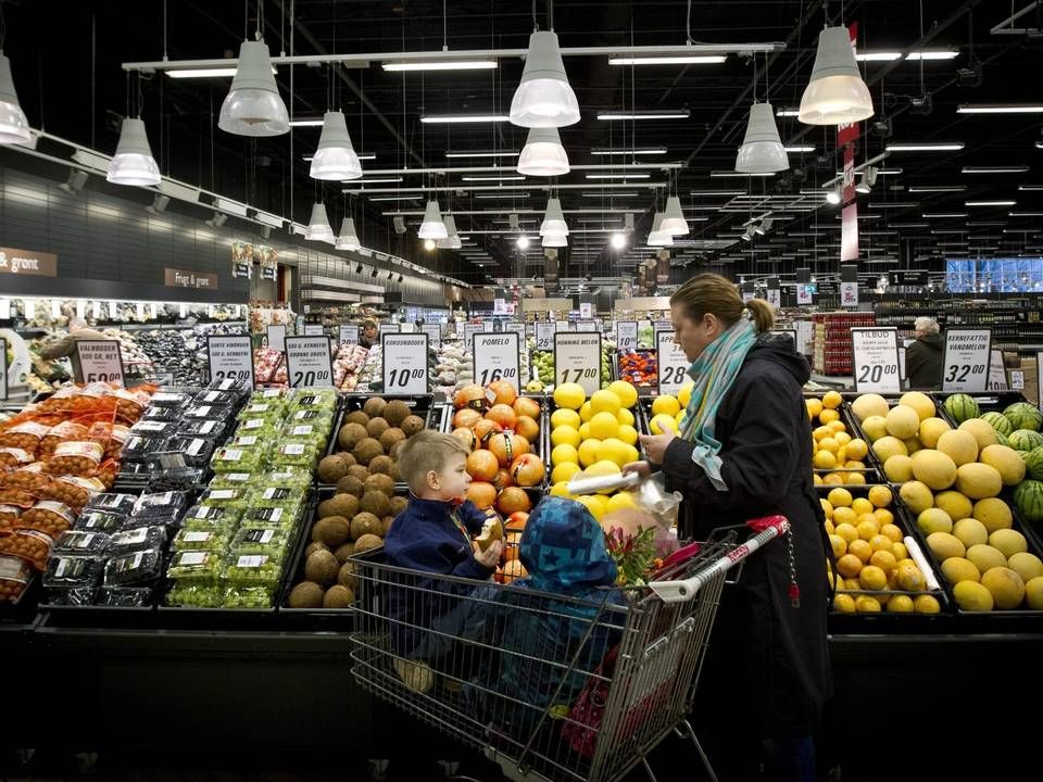 Økologsalget voksede sidste år 9 pct. til 14,1 mia. kr. I år stiger salget endnu hurtigere, bl.a. grundet øget salg af økologisk frugt og grønt. | Foto: JOHAN GADEGAARD/Midtjyske Medier