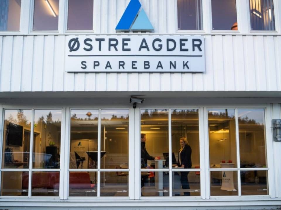 Østre Agder Sparebank merker, som alle andre banker, av koronakrisen. | Foto: Østre Agder Sparebank