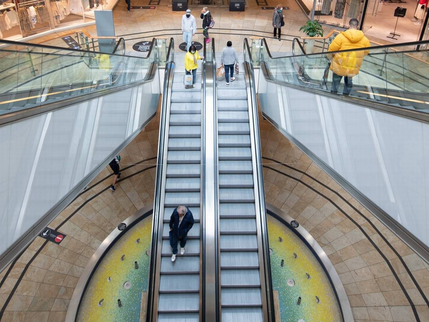 Das Einkaufszentrum Altmarkt-Galerie in Dresden, das seit Anfang Mai wieder geöffnet hat. | Foto: picture alliance/Sebastian Kahnert/dpa-Zentralbild/dpa