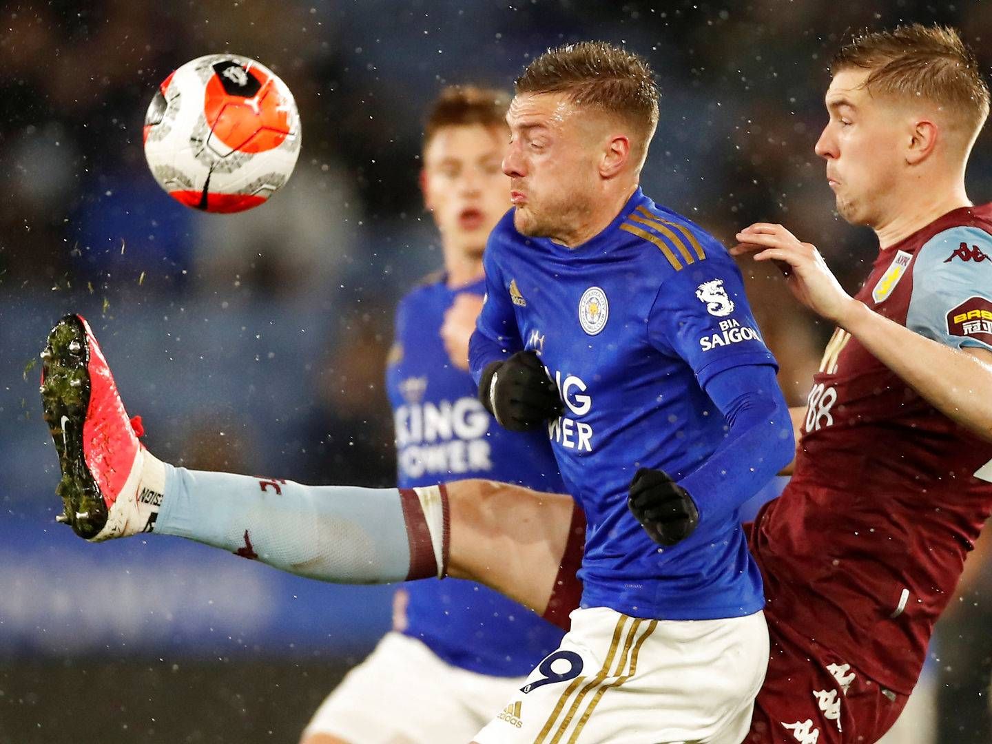 Den seneste Premier League-kamp blev spillet 9. marts med deltagelse af Leicester og Aston Villa. | Foto: Andrew Boyers/Reuters/Ritzau Scanpix