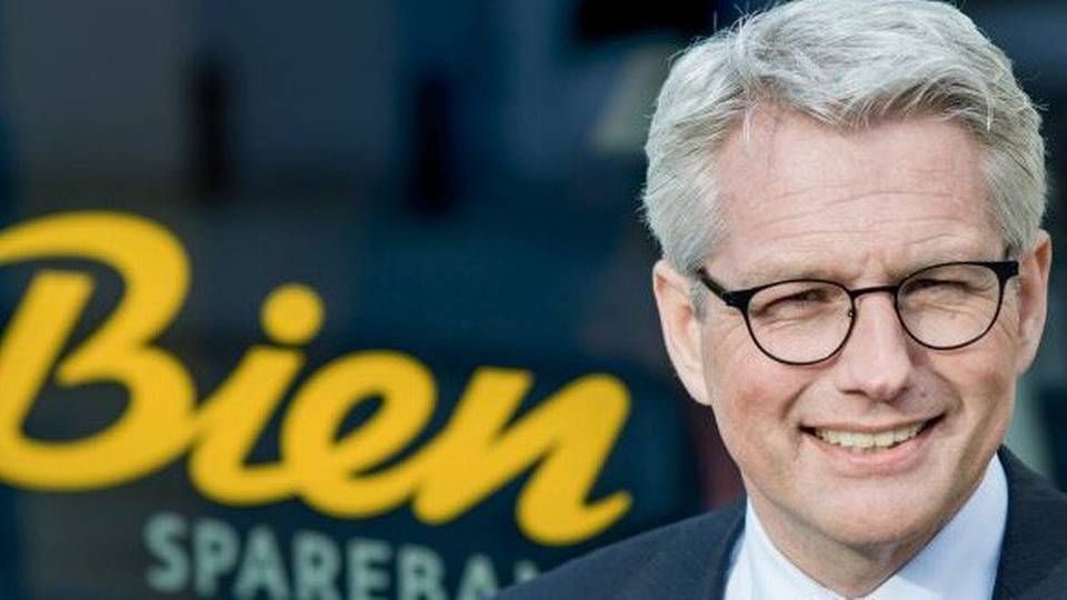 Øyvind Hurlen gir seg som administrerende banksjef i Bien Sparebank. | Foto: Bien Sparebank