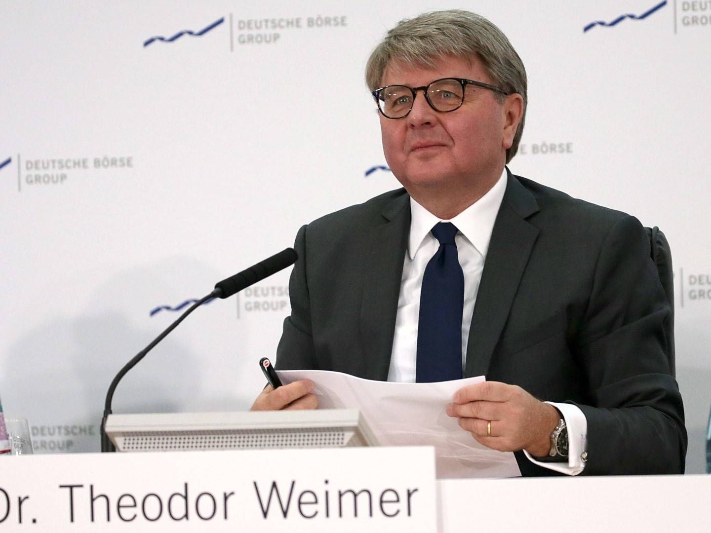 Deutsche Börse-Chef Theodor Weimer | Foto: picture-alliance